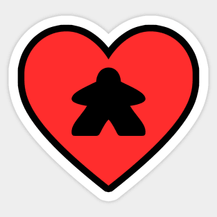 Meeple in my heart! Sticker